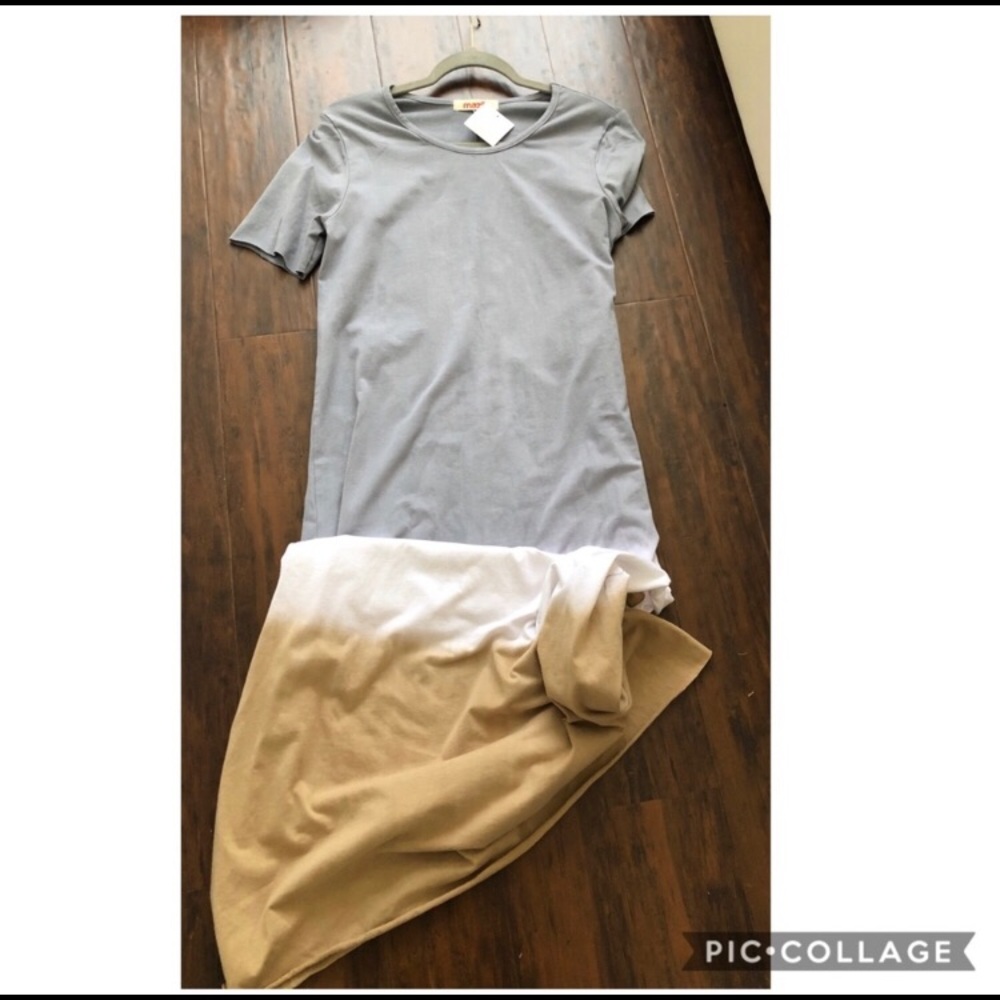 1 Left!! Tri-Color Maxi Dress - Picture 3 of 3